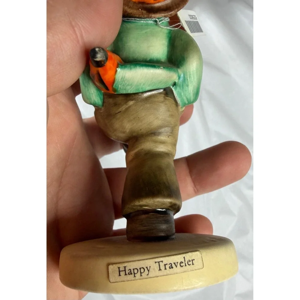 Goebel Hummel Figurines Happy Traveler 109 & Band Leader 129 W Germany Lot of 2